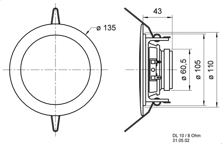 Produktbild Visaton Deckenlautsprecher DL 10