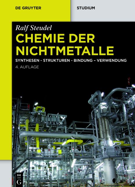 Produktbild Chemie der Nichtmetalle (Deutsch, Ralf Steudel, 2013)