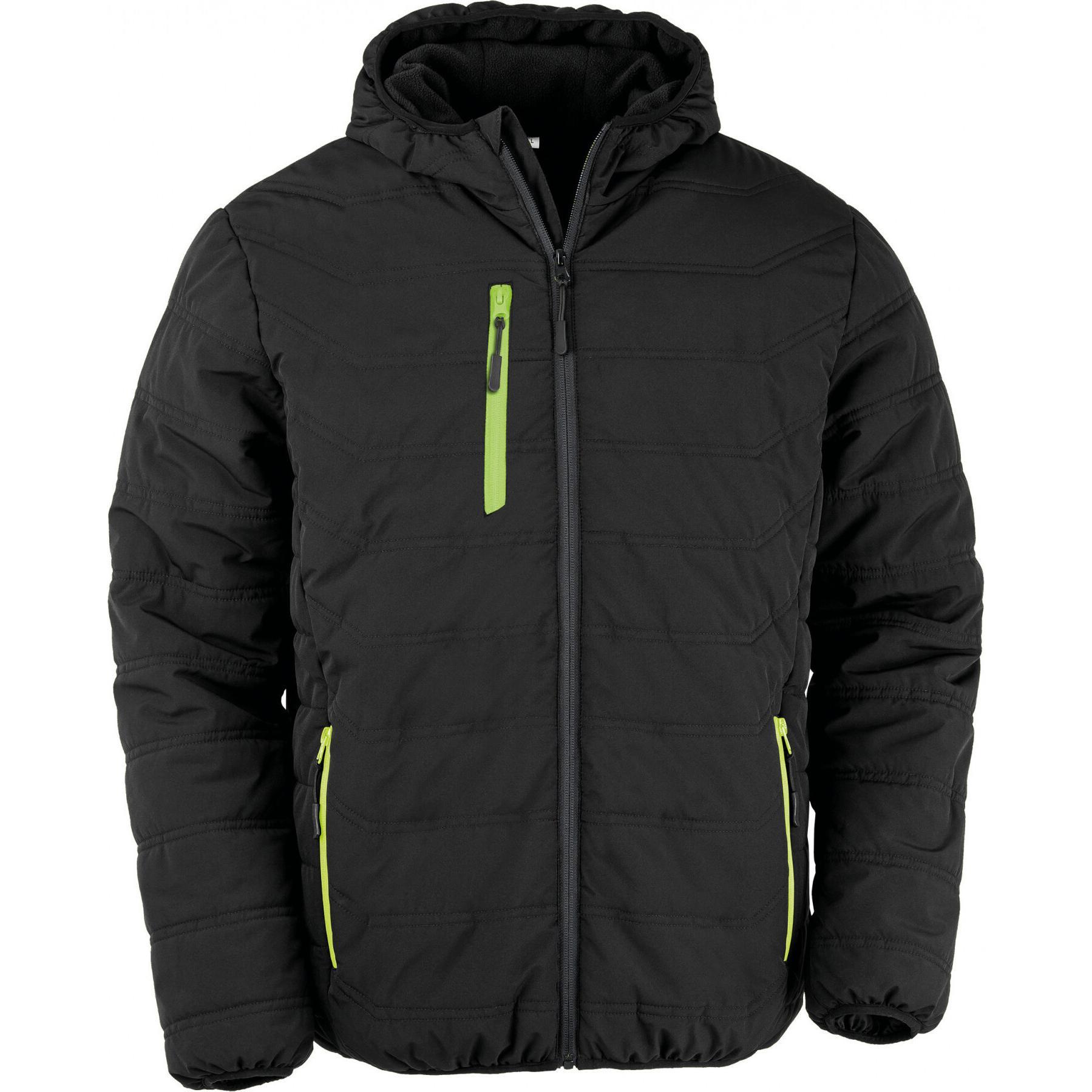 Regatta, Herren, Jacke, Compass (L), Schwarz, Grün, L