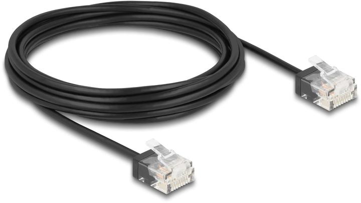Produktbild Delock RJ45 Netzwerkkabel Cat.6 UTP Ultra Slim 5 m schwarz m (UTP, CAT6, 5 m)