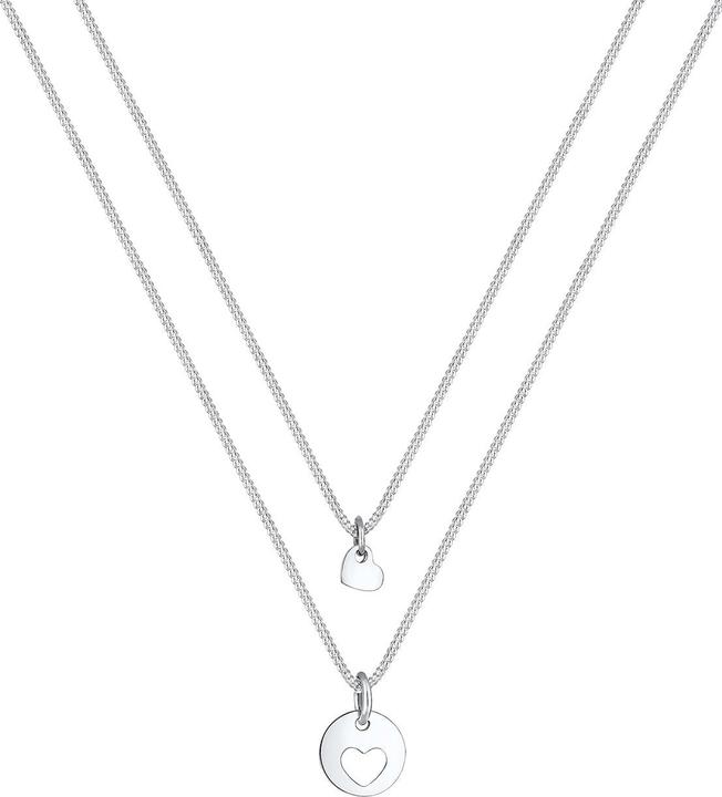 Produktbild Elli Set Mutter Kind Herz Cut-Out (925 Silber, 45 cm)