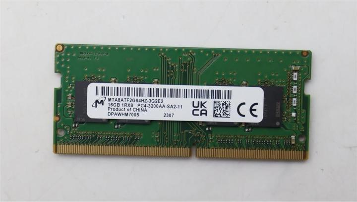Actual product image Lenovo SoDIMM,16GB,DDR4,3200,Micron (3200 MHz, DDR4-RAM, SO-DIMM)