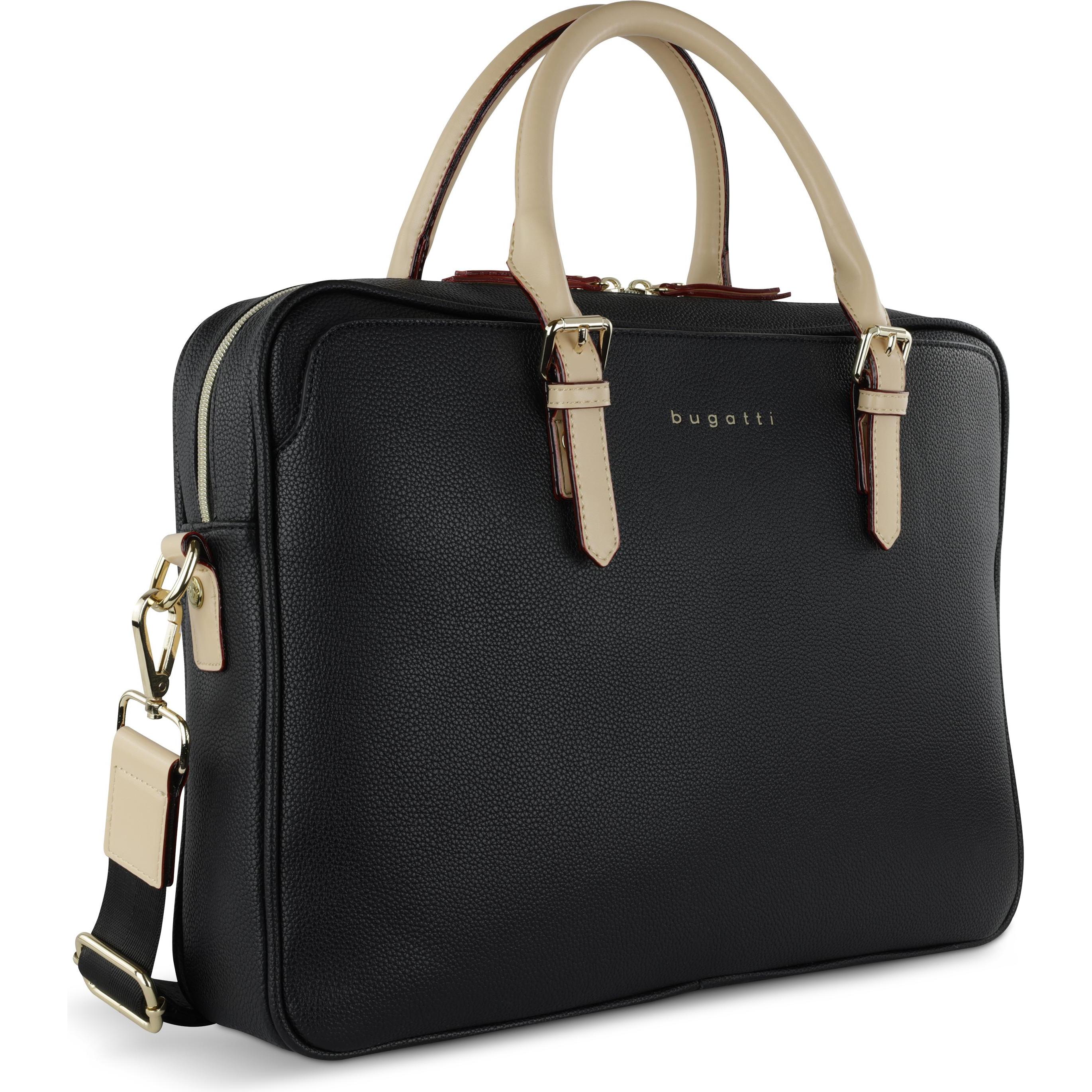 Bugatti, Handtasche, Ella Briefcase, Schwarz