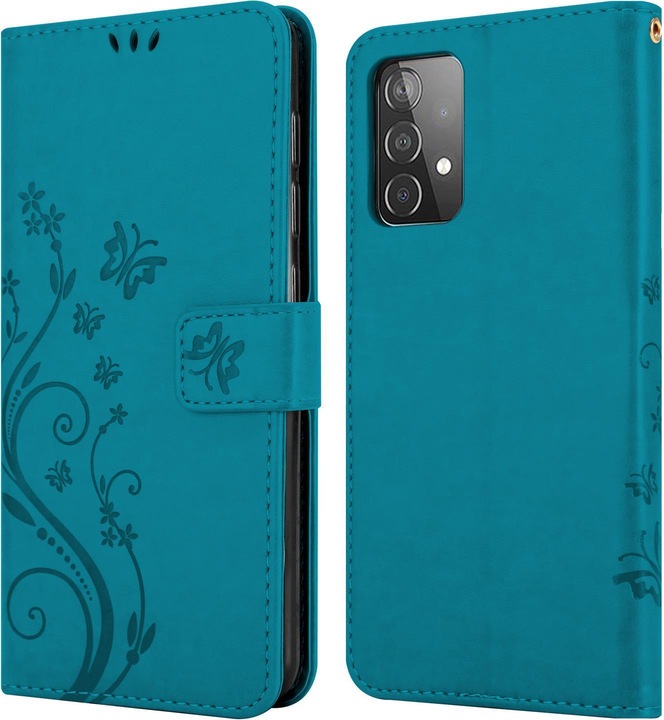 Actual product image Cadorabo Flower Book cover (Samsung Galaxy A52, Samsung Galaxy A52 5G, Samsung Galaxy A52s 5G)