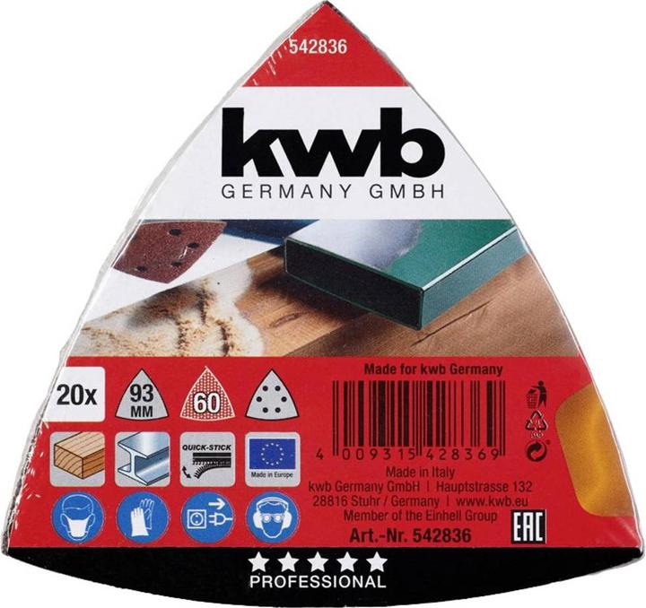 Actual product image kwb Delta Profi Pack K60 /20pcs (60)