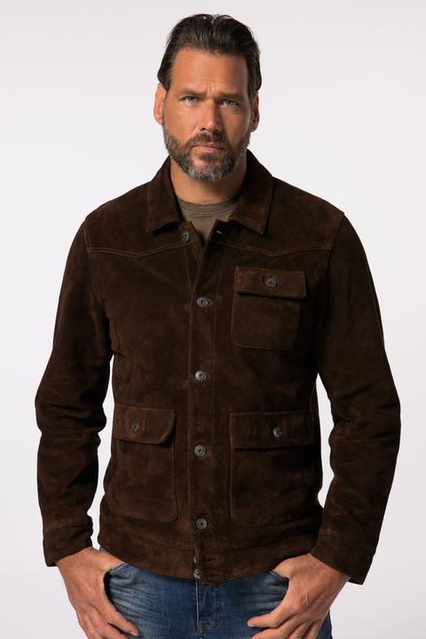 Actual product image JP1880 JP 1880 Leather Jacket, Leather, Suede, Shirt Collar, up to 7XL (3XL)