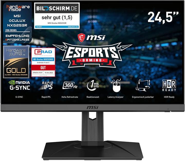 Produktbild MSI Oculux NXG253RDE (1920 x 1080 Pixel, 25")