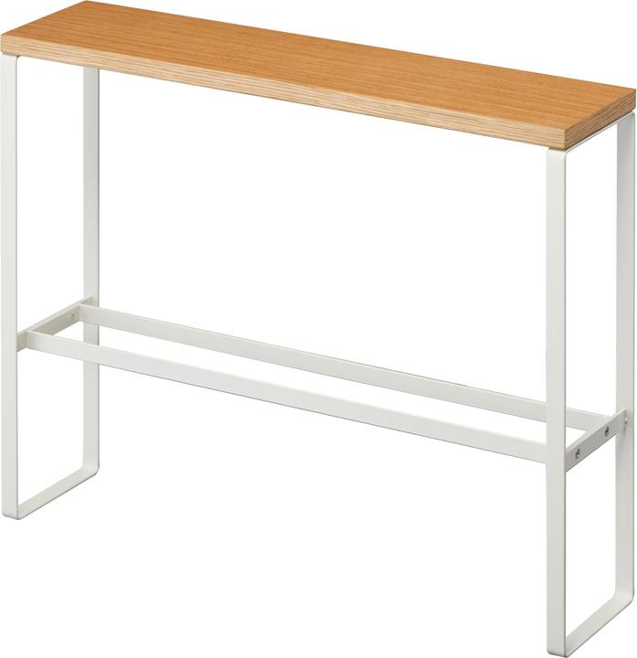 Immagine prodotto Yamazaki Portapantofole con ripiano in legno TOWER