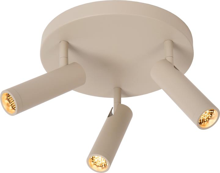 Produktbild Lucide GRADO GU10 (MR11) Deckenstrahler 3-fach Modern Taupe 22974/13/41 (GU10)
