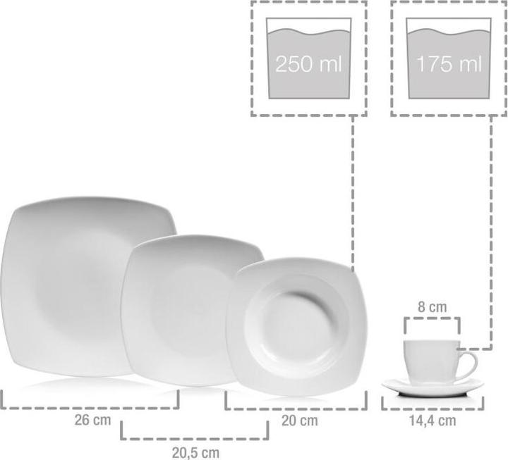Produktbild Sänger Geschirr Kombiservice Markant (30 Stk.)