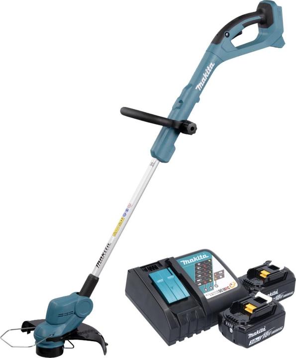 Actual product image Makita DUR 193 RF2 Akku Rasentrimmer 18 V 260 mm + 2x Akku 3,0 Ah + LadegerÃ¤t (Trim line)