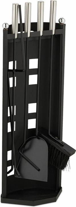 Relaxdays 5-tlg. Kaminbesteck-Set