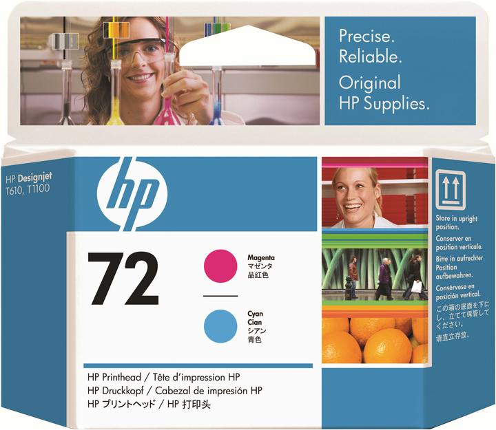 Actual product image HP 72 (M, C)