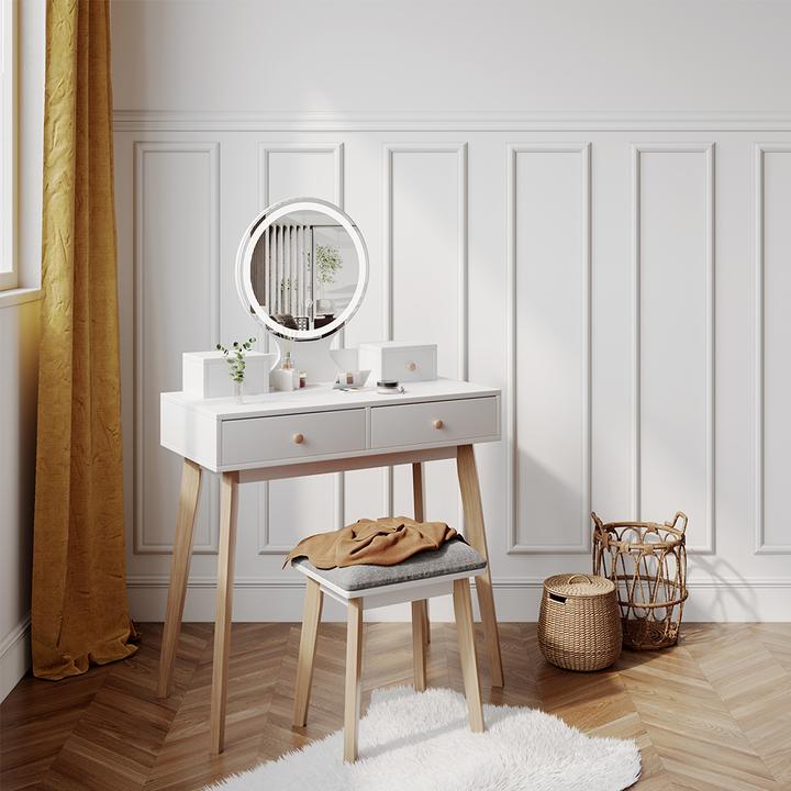Image du produit Vicco Finya avec tabouret et éclairage (80 x 41 x 127.50 cm)