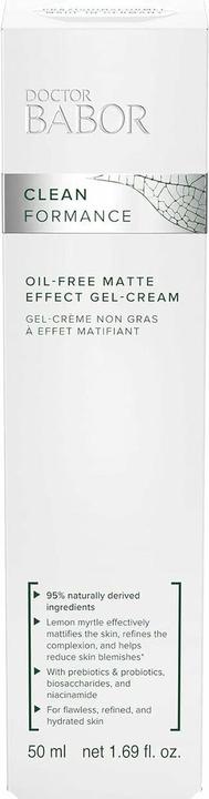 Actual product image Babor DOCTOR Oil-Free Matte Effect Gel-Cream (50 ml, 24h cream, Face gel)