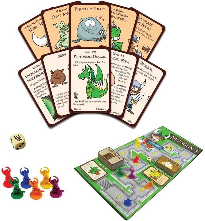 Immagine prodotto Enigma Munchkin Deluxe (SJG1483) (Inglese, Tedesco, 3 - 6 Giocatori)