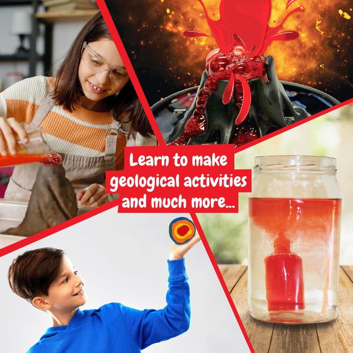 Produktbild Science4you Vulkan Experiment für Kinder ab 8 Jahren - Tischvulkan für Kinder: Bauen Sie Ihren Vulkanausbruch -