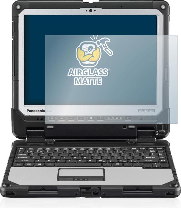 Produktbild BROTECT AirGlass Panzerglasfolie Matt (1 Stück, Toughbook CF-33)
