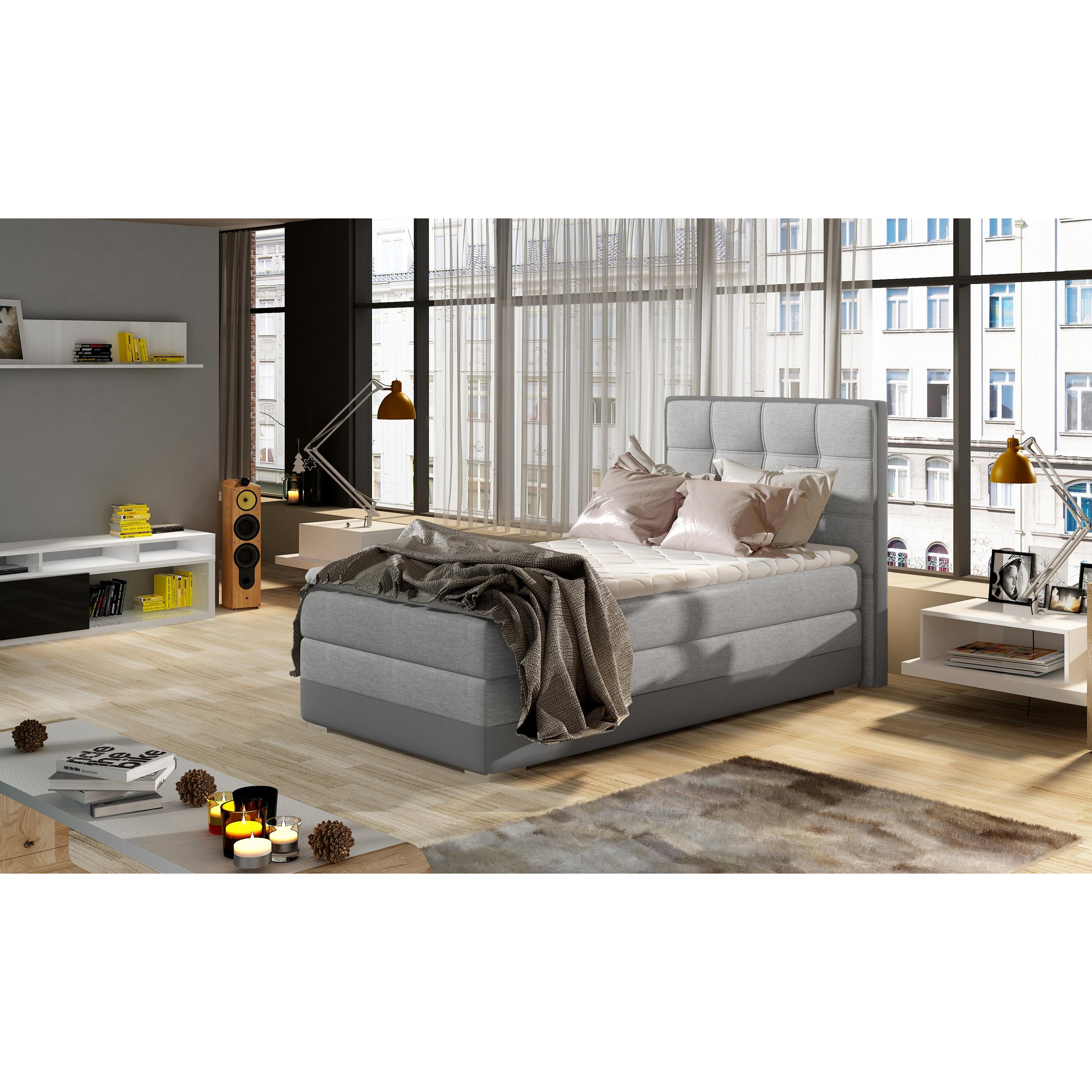 ELTAP, Bett, Aster mit Stauraum (90 x 200 cm)
