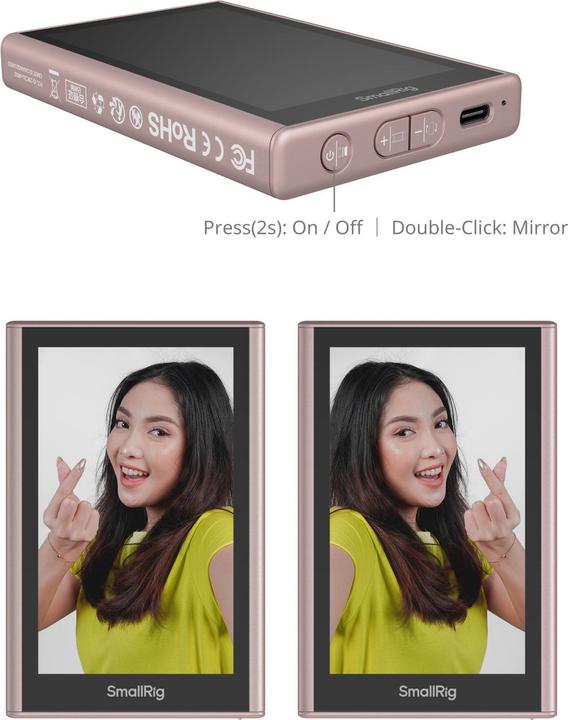 Image du produit SmallRig 5746 Wireless Display Mirroring Adapter for Mobile Phone (Selfie Kit) (Accessoires vidéo divers)