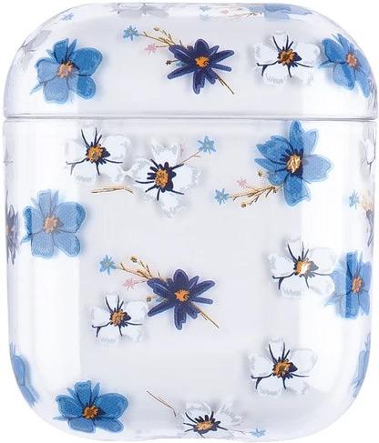 Immagine prodotto PhoneLook Coque transparent fleurs bleues (Manicotto per cuffie)
