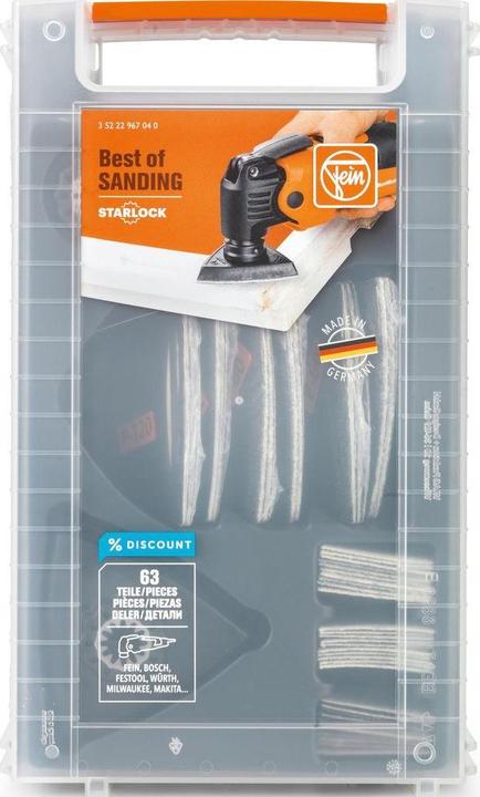 Immagine prodotto Fein Il meglio della levigatura di Starlock (K120, K60, k80)