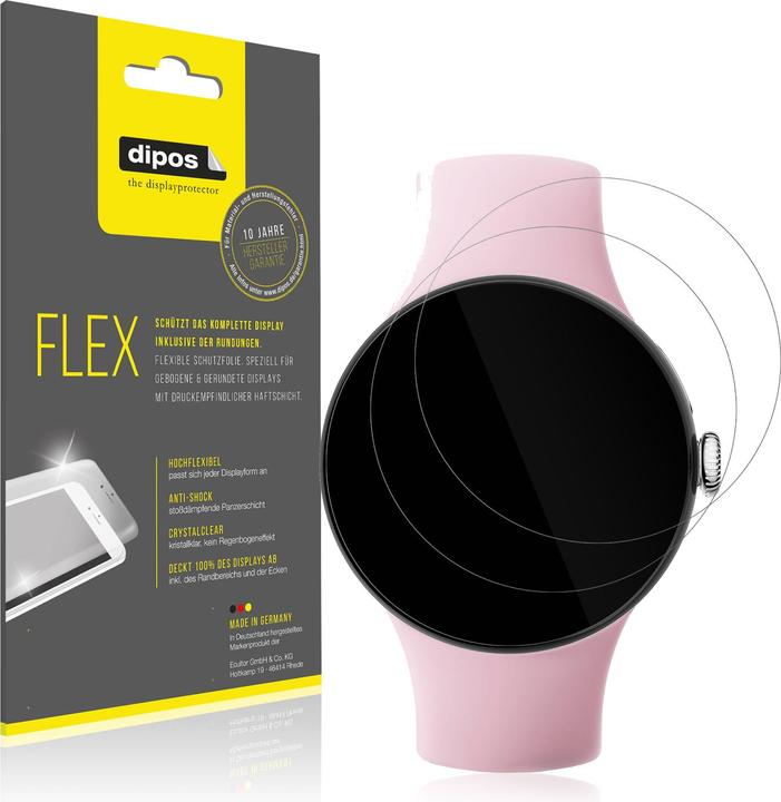 Dipos 3D Full Cover Schutzfolie (Google Pixel Watch 3)