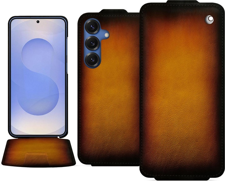Actual product image Noreve Vertical leather shell (Samsung Galaxy S25)