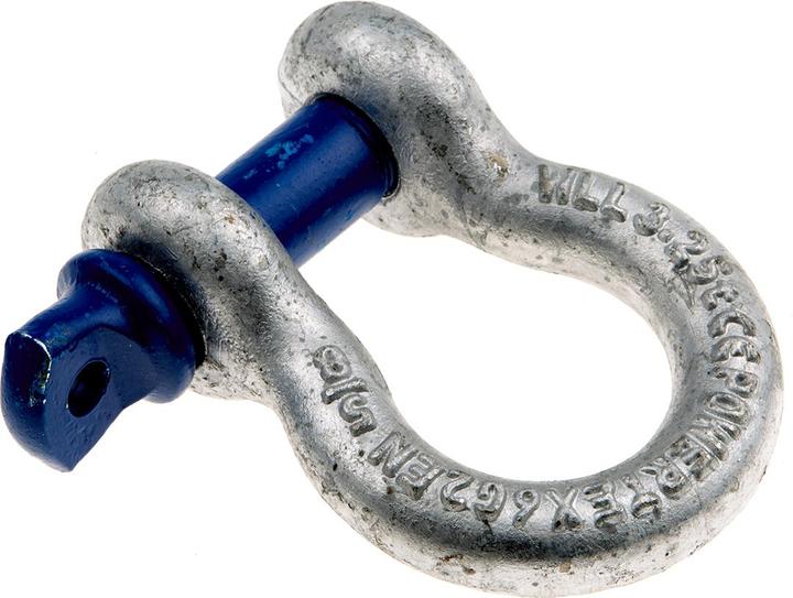 Actual product image RS PRO Galvanisedsteel bowshackle w/pin,3.25ton