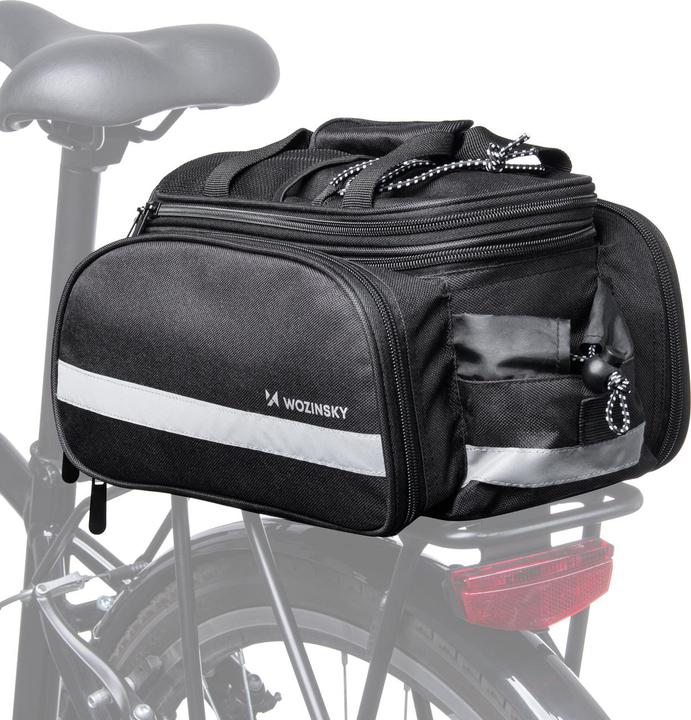 Produktbild Wozinsky WBB36BK 27L Fahrradtasche - schwarz (27 l, Gepäckträgertasche)