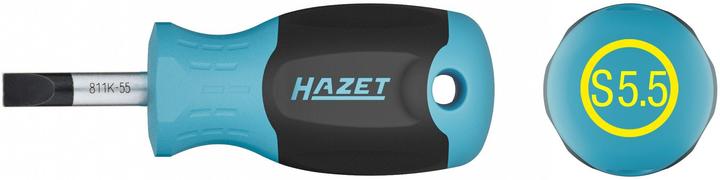 Image du produit HAZET Schraubendreher 811K-55 ∙ Profil à fente ∙ SW 1 x 5,5 mm (Escale)