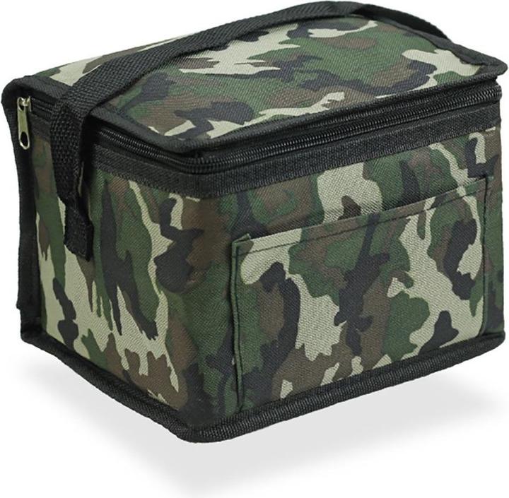 Actual product image Hidalgo Camouflage Fridge with Handle and Can Capacity (4.50 l)