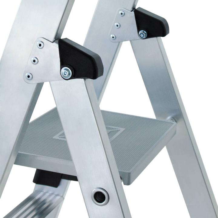 Actual product image Munk Aluminum stepladder with large platform (Platform ladder, 143 cm)