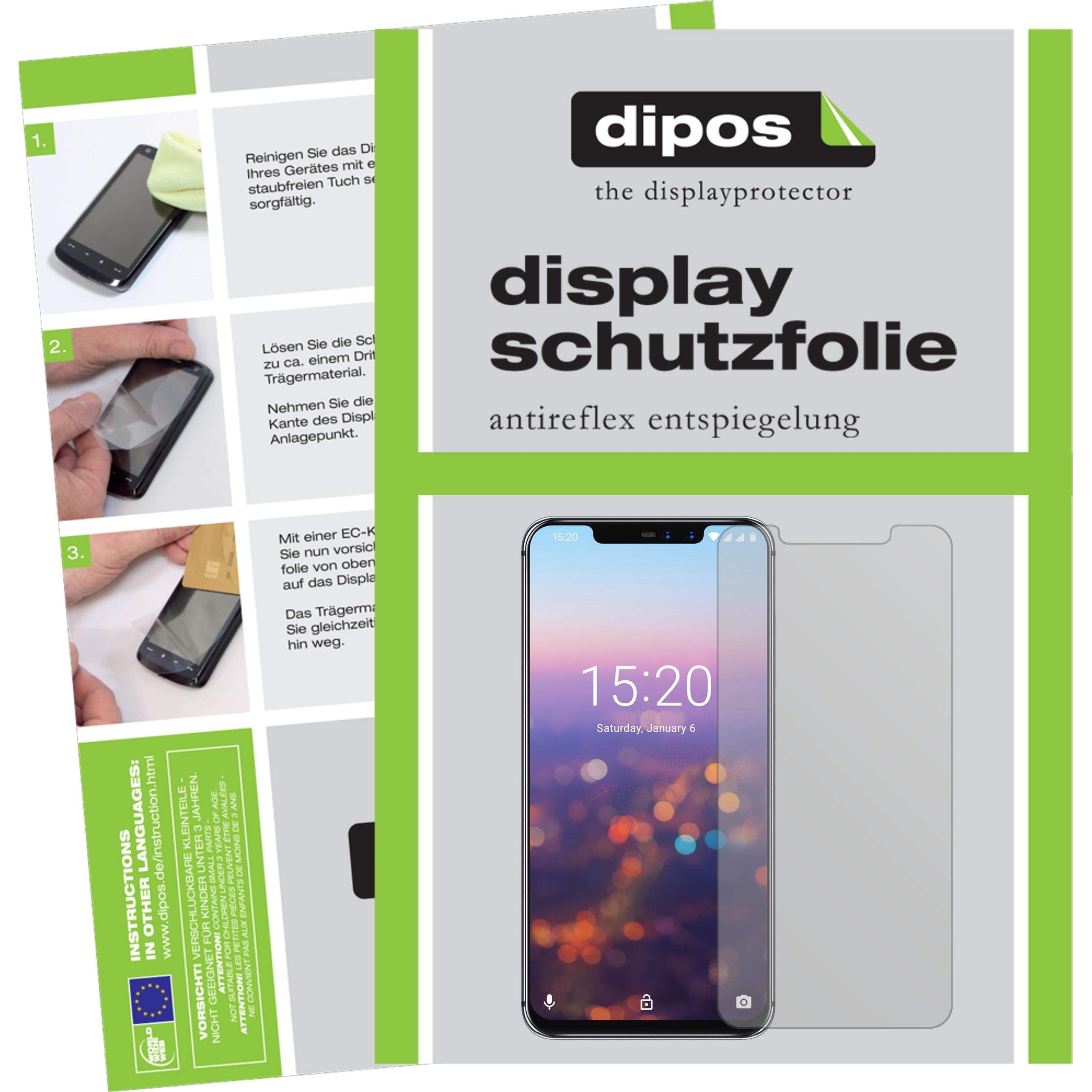 Dipos Displayschutzfolie Antireflex (1 Stück, Sony Xperia Z2), Smartphone Schutzfolie, Transparent