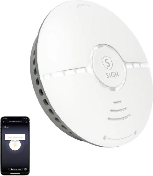 Actual product image SIGN Smart Home WIFI Smoke detector (Heating actuator)