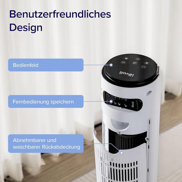 Actual product image Levoit Turmventilator (25 dB)