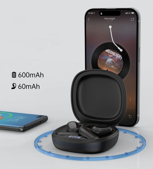 Actual product image Choetech TWS Earphones BH-T25 (black) (8 h, Wireless)