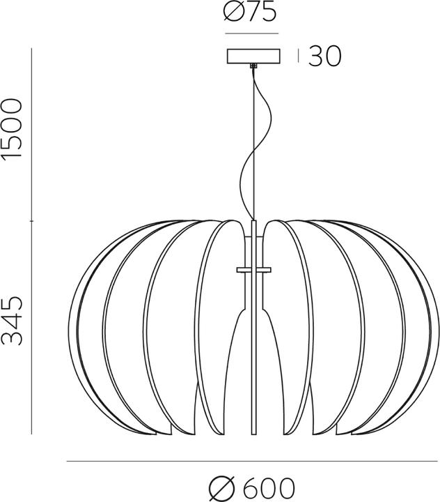 Produktbild ACB Iluminacion ACB Pendelleuchte Rosa Del Desierto (E27)