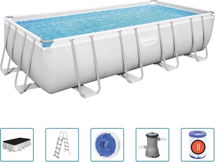 Produktbild Bestway Power Steel Set (488 x 244 x 122 cm)