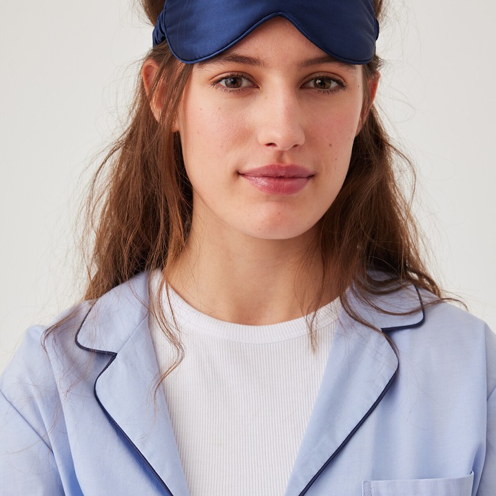 Actual product image La Redoute Collections Pyjama Signature in Chambray-Optik (38)
