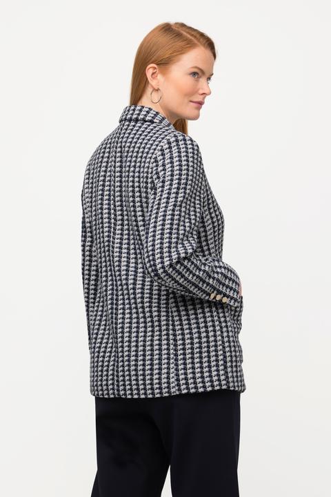 Immagine prodotto Ulla Popken Blazer dal taglio leggermente sciancrato in bouclé con revers (44)