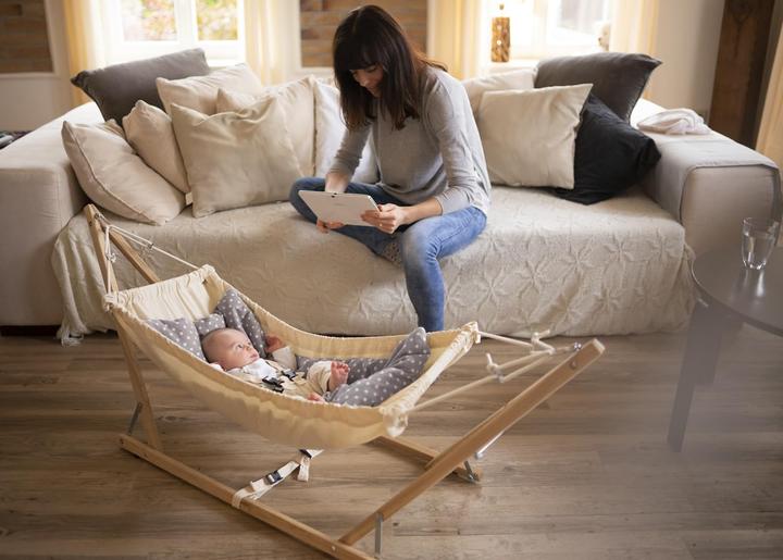 Image du produit Amazonas Babyhängematte Koala mit Holzgestell