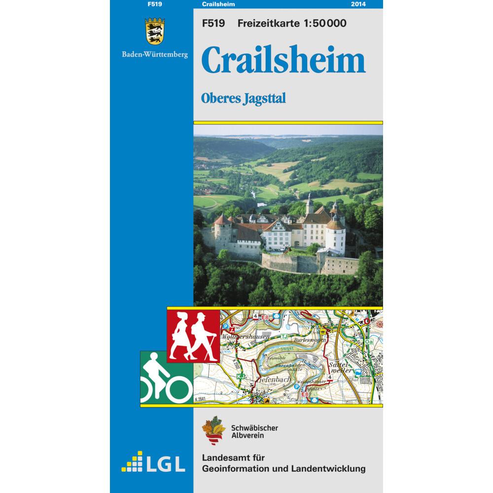 Topographische Freizeitktn.BW.519 Crail, Landkarte