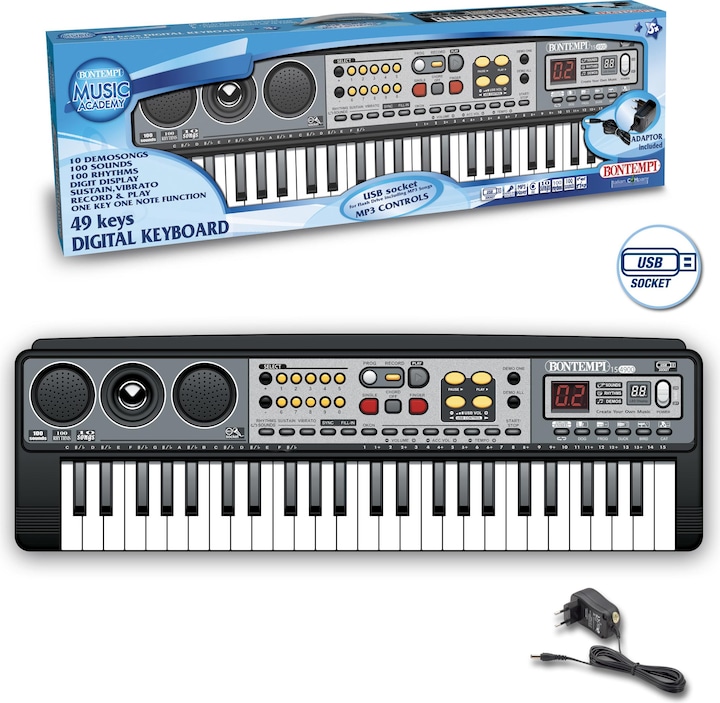 Produktbild Bontempi Digital Keyboard Schwarz