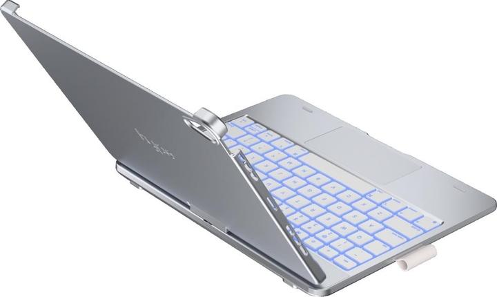 Actual product image Typecase Case Flexbook Touch with keyboard for iPad Air 11" 2024/2025 silver (Eng. Int., Apple iPad Air 11 2024)