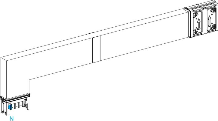 Actual product image Schneider Electric SE KSA400DLF42F KSA angle element selector length (Terminal strips)