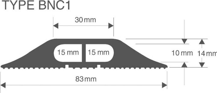 Immagine prodotto Vulcascot Cavo protezione BNC 1 grigio 3m (Ponte cavo, 3000 mm)