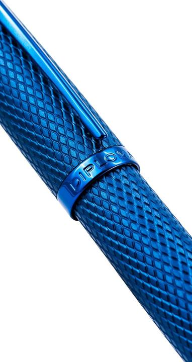 Actual product image Diplomat Pióro kulkowe Viper, guilloche, niebieskie (Blue, Guilloche)
