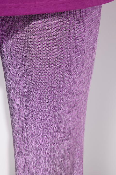 Produktbild Studio Untold Glitzerhose, Wide Straight Legs, Glittereffekt (48)