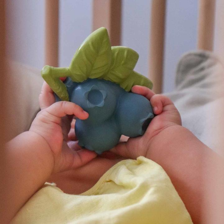 Actual product image Oli and Carol Oli & Carol - Teether - Jerry the Blueberry - (OC1253) (0 Months)